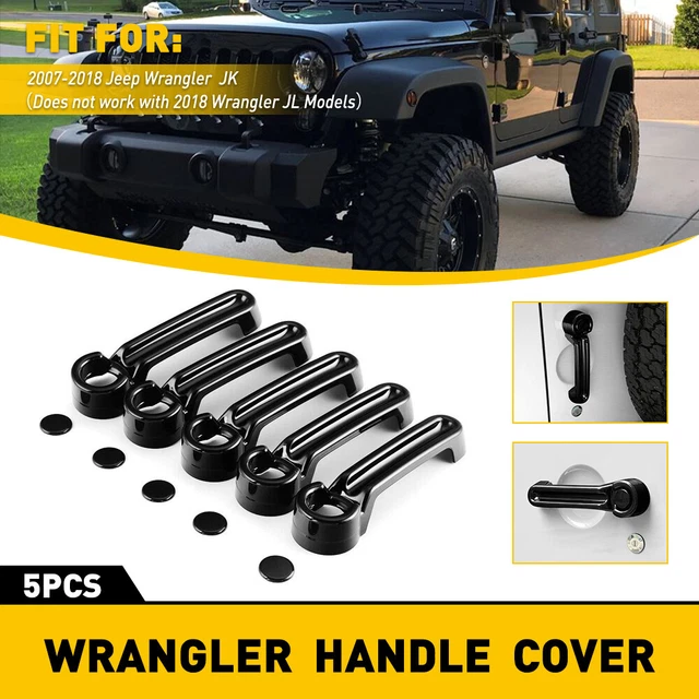 FOR JEEP WRANGLER JK 20072018 Car Door Handle Cover Molding Trim