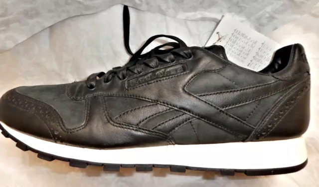 série spéciale REEBOK Classic Leather Lux X SALONG BETONG - noir - taille 44 2