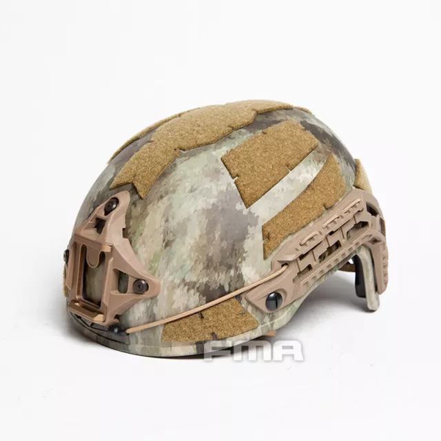 FMA Caiman Balistic Style Airsoft Protective Helmet - ATACS Camo (TB1383B)