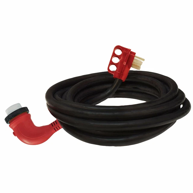 VALTERRA Mighty Cordon Rv 50-Amp 90-Degree Détachable Puissance Cordon, 25-Foot