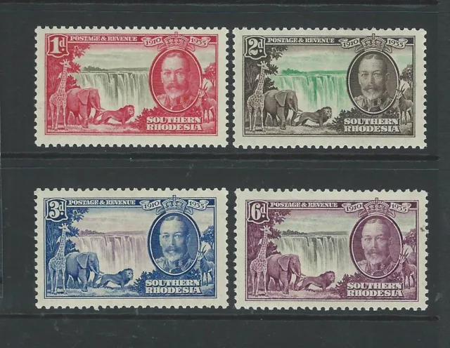 Southern Rhodesia - Sg31-34 - 1935 Silver Jubilee Set Of 4, Lmm - Cv £28+