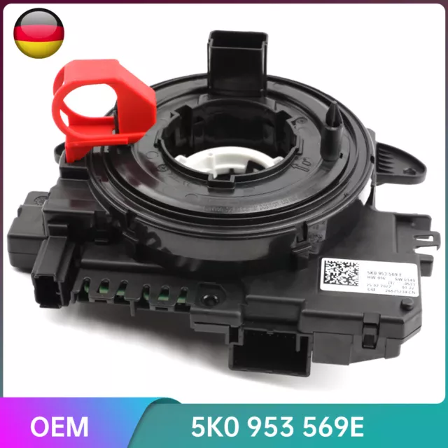 Sensore angolo di sterzata OEM pelle avvolgente centralina molla orologio per VW AUDI 5K0953569E