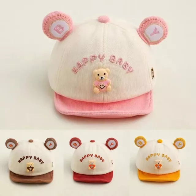Embroidery Happy Baby Kids Baseball Caps Sunshade Visor Hat  Boys Girls