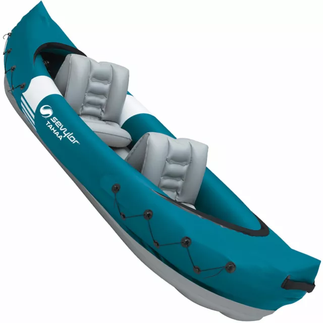 Sevylor Gonflable Tahaa Kayak Gonflable Freizeitkajak 2 Personnes Bleu