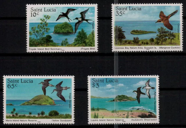 St. Lucia; Vögel 1985 kpl. **
