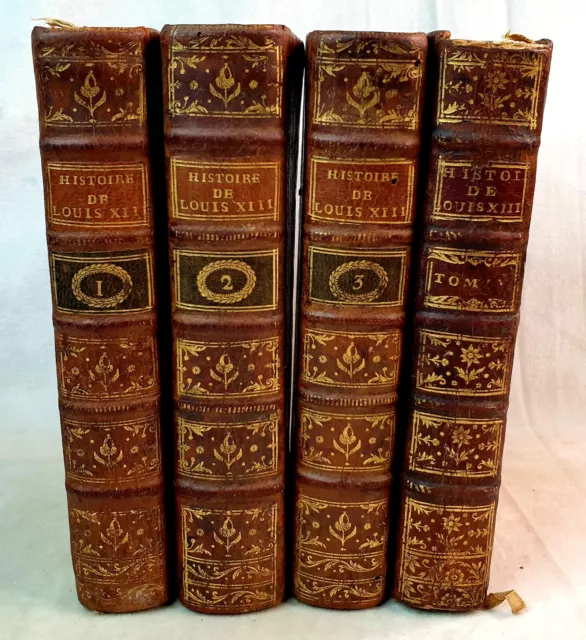 1768, 4 t., LOUIS XIII, HISTOIRE DE LA VIE DE (...), M. DE BURY