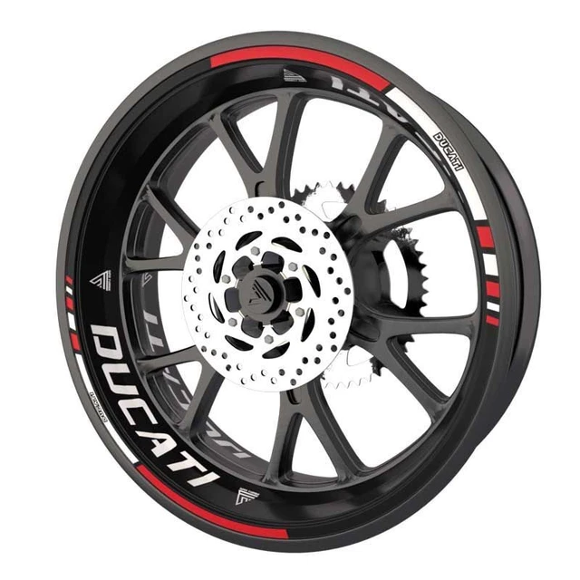 Pack  Stickers jante moto Ducati