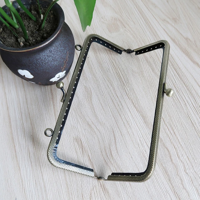 20 .5cm Accessoires De Fabrication Sac À Main Bourse Carrée Poignée