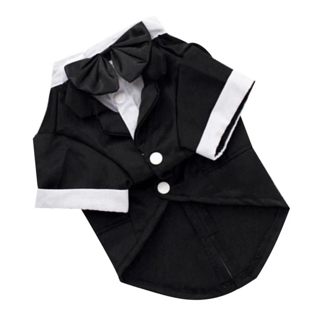 Traje de esmoquin cachorro suite de boda perro vestidos de noche marina