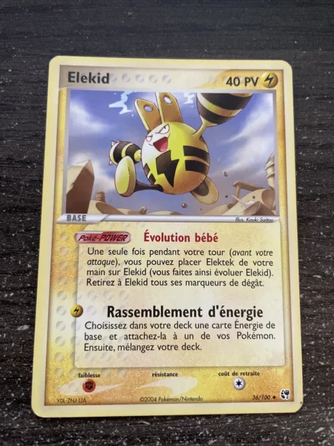 Elekid Unco - Pokemon 36/100 Ex Sandstorm Fr