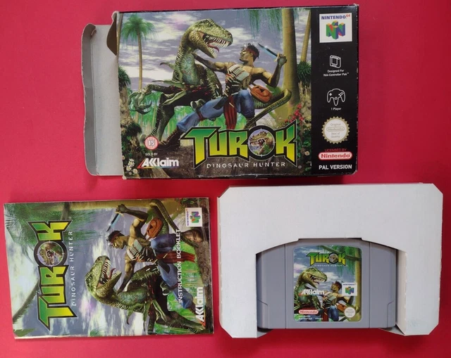 Nintendo N64 Turok Dinosaur Hunter - Boxed & Complete With Manual - Pal