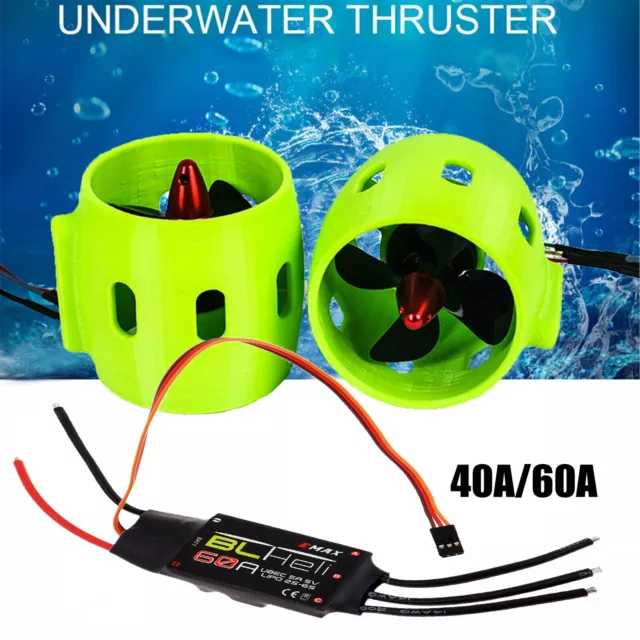 DIY Brushless Underwater Thruster Motor 4-Blatt-Propeller Für ROV RC Bait Boat