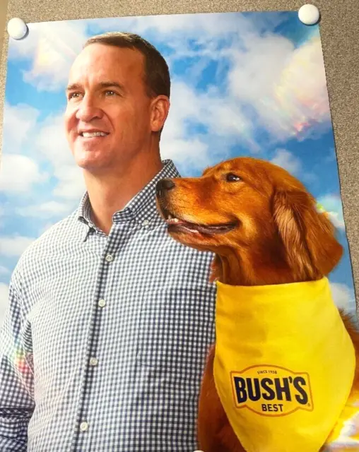 ✅🔥Bush's Duke And Peyton Manning Limited Edition Poster - **In Hand**