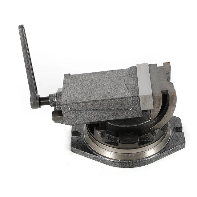 5" Tilting Angle Vise Precision Tilting Milling Vise Benchtop w/Swivel Base Mill