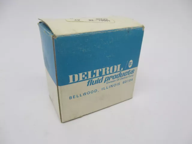 Deltrol CP20B Poppet Check Valve 1/4"NPTF *Brass* NEW