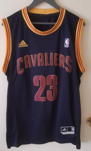 Cleveland Cavaliers LeBron James Adidas Basketball Jersey UK Size Extra Large