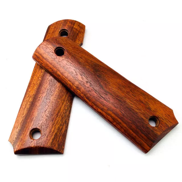 Für 1911 Griffe Modelle 1 Paar natürliche CocoBolo Holzgriffschuppenrohlinge