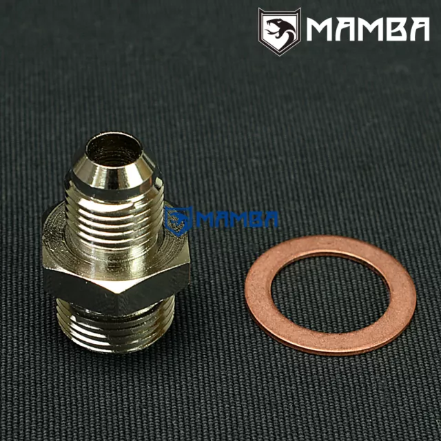 MAMBA Turbo Water Coolant Adapter Fitting 6AN Garrett GT3788R GT4088R GT4094R