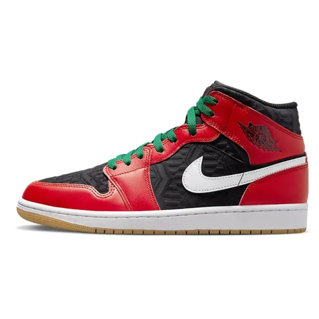 Nike Air Jordan 1 mid 41 42 43 44 45 se rosso nero alte scarpe uomo sneakers