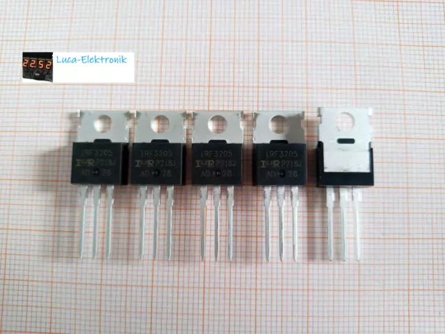 5x IRF3205 IRF3205PBF IRF3205N MOSFET TO220 N-Kanal 55V 110A 200W