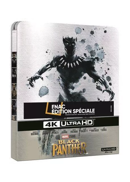 Coffret Black Panther Edition Spéciale Fnac Steelbook Blu-ray 4K Ultra HD neuf