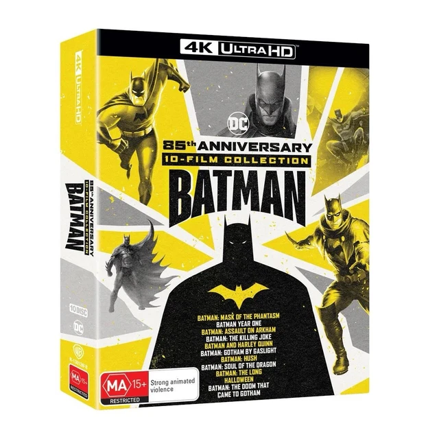 BATMAN 85TH ANNIVERSARY 10 Film Collection Limited 4K Ultra HD Blu Ray ...