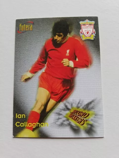 Ian Callaghan Futera 1998 Liverpool Record Breakers Card
