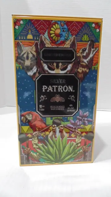 Patrón Silver Bee Tequila  Tin Box only  Limited Edition  Collectible Tin EUC