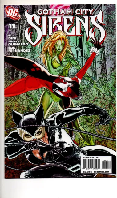 GOTHAM CITY SIRENS #11  (2010) Catwoman Harley Quinn Poison Ivy NM