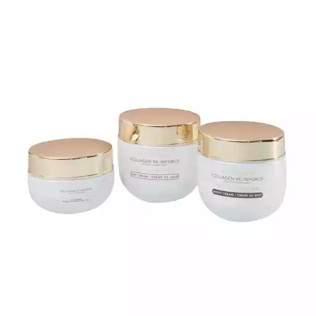 Elizabeth Grant Multi Peptide Trio Eye 1.7oz Day 3.4oz Night 3.4oz Hydrates Skin