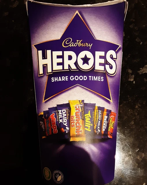 CADBURYS CHOCOLATE HEROES 290g share box £6.49 PicClick UK