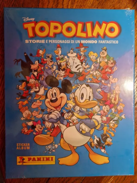 Topolino Mondo Fantastico-Album cartonato N. 990/1000- 2023-panini-vuoto-disney