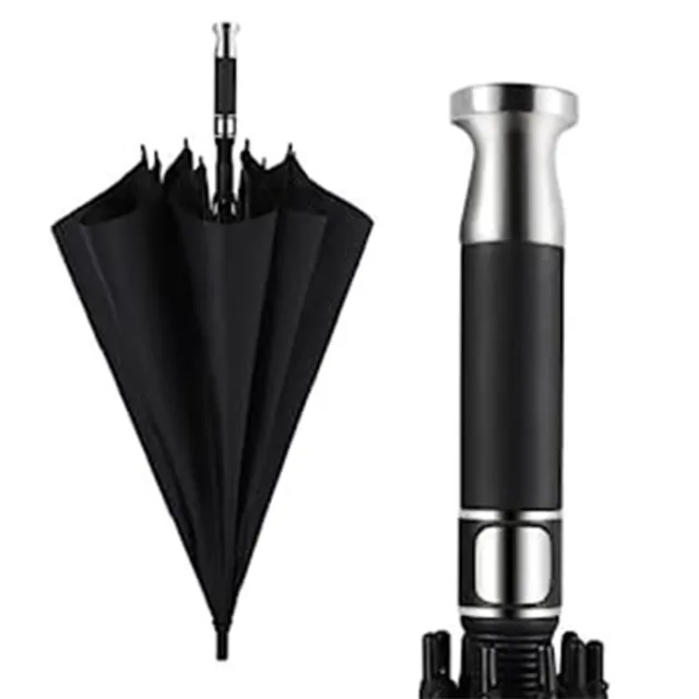 🔥Premium Quality Umbrella  Large Windproof Umbrella Deluxe Strong-Black