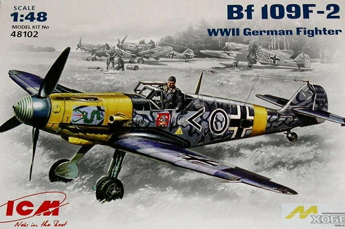 ICM 1:48 Kit Echelle - Messerschmitt Bf 109F-2 WWII Allemand de Combat ICM48102