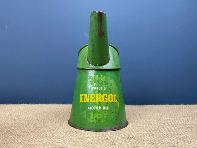 Rare Prices Energol Motor Oil Pre Bp Pint Can Jug Pourer-Automobilia