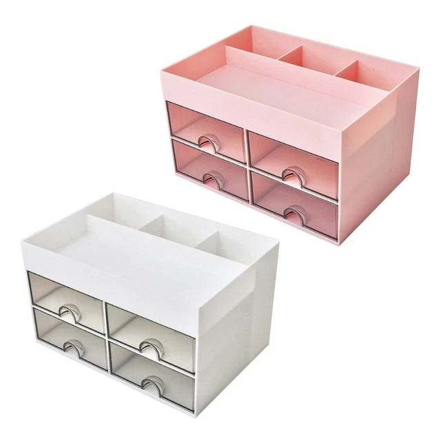 Desk Organizer with Drawers Practical Stationery Organizer Makeup Storage Box