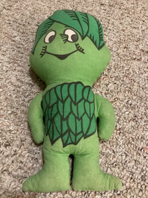 12" Vintage Plush Stuffed Jolly Green Giant Little Sprout Doll Toy