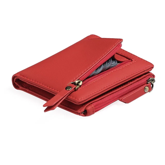 Porte-monnaie Vintage 1970 En Cuir Multicolore Floral - Fait En France - Occasion