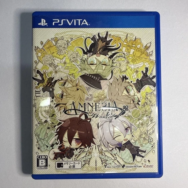 AMNESIA WORLD PS Vita Novela Visual Música Escolar Mujer