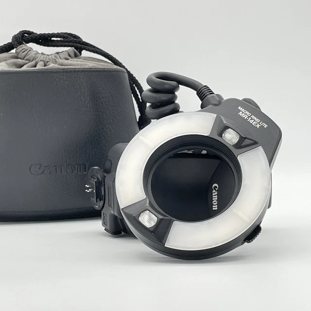 Near MINT Canon MR14EX Macro Ring Light Flash TTL E-TTL for EOS EF From JAPAN