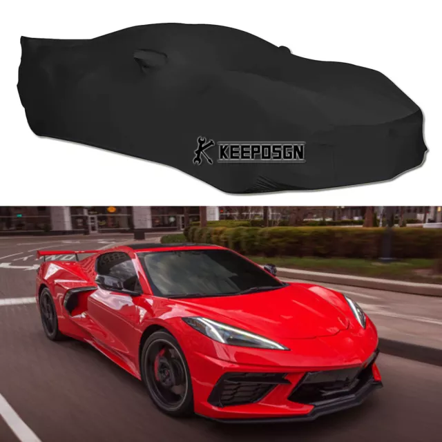 FULL CAR COVER Stretch Satin Dust Proof Indoor Protection For