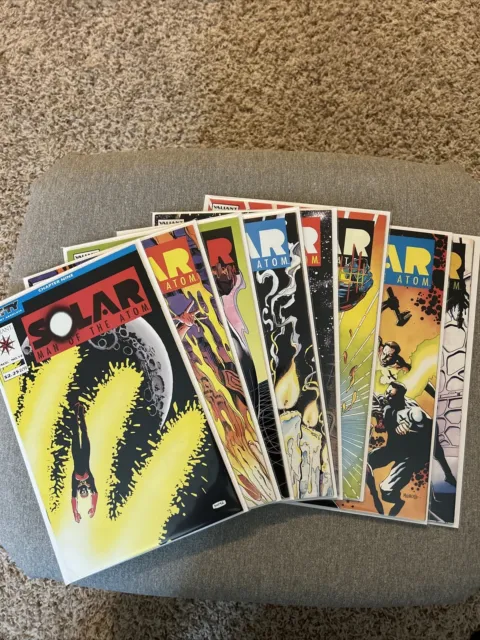 Solar Man of the Atom Comic Book Lot Valiant Comics 1991 #12,18,19,21-24,28