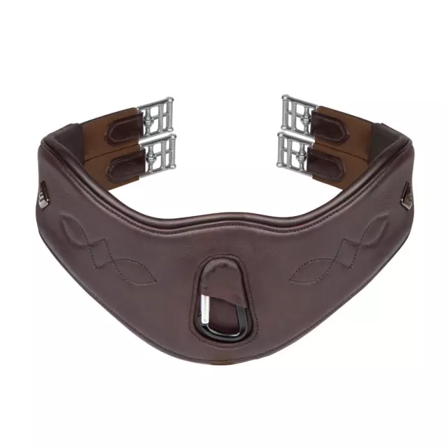 Shires Velociti Lusso Anatomical Girth - Havana