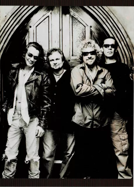 VAN HALEN - Group - Eddie Michael Alex Sammy - 2004 Music Print Ad Photo #2