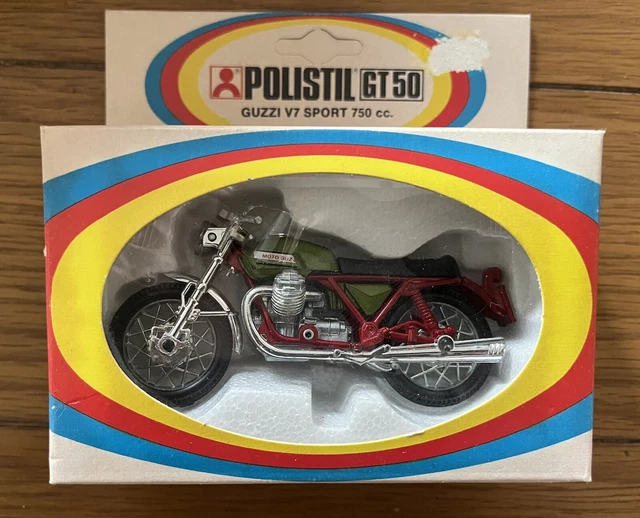 Modèle Moto Super Cycle échelle 1/6 - Moulé Sous Pression - Bleu - 1992 - Rare