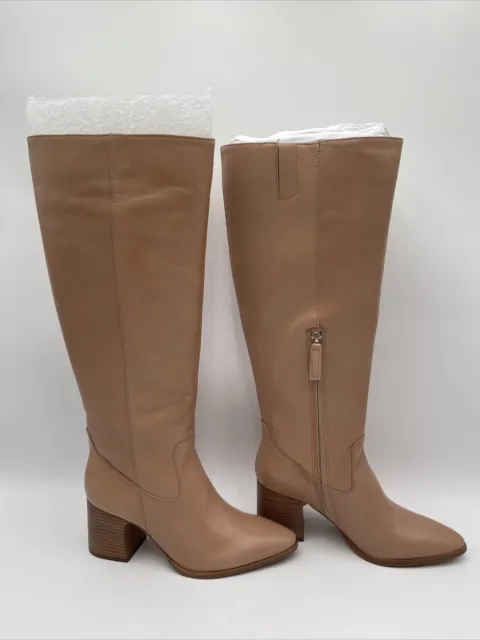 Women’s Vince Camuto Evronna Wide-Calf Boot Beige Size 8M WC