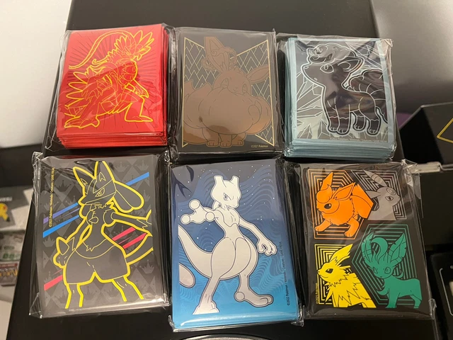 Pokemon Card 65 Sleeves - Official Sealed Packs All Different Series. Enjoy!!!!