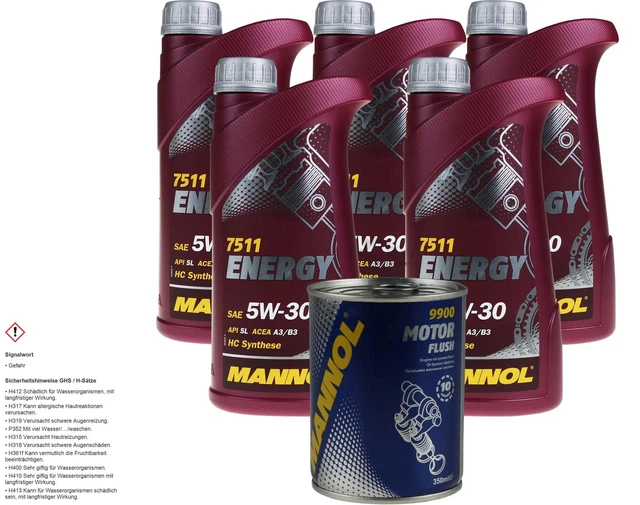 5L Olio Motore MANNOL Energia 5W-30