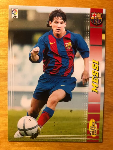 MESSI ROOKIE CARD 2004/05. MEGACRACKS #71BIS Perfect condition