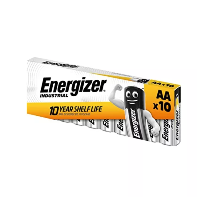 40 x Energizer Industrial AA Mignon Alkaline LR6 L91 MN1500 1,5V Batterien